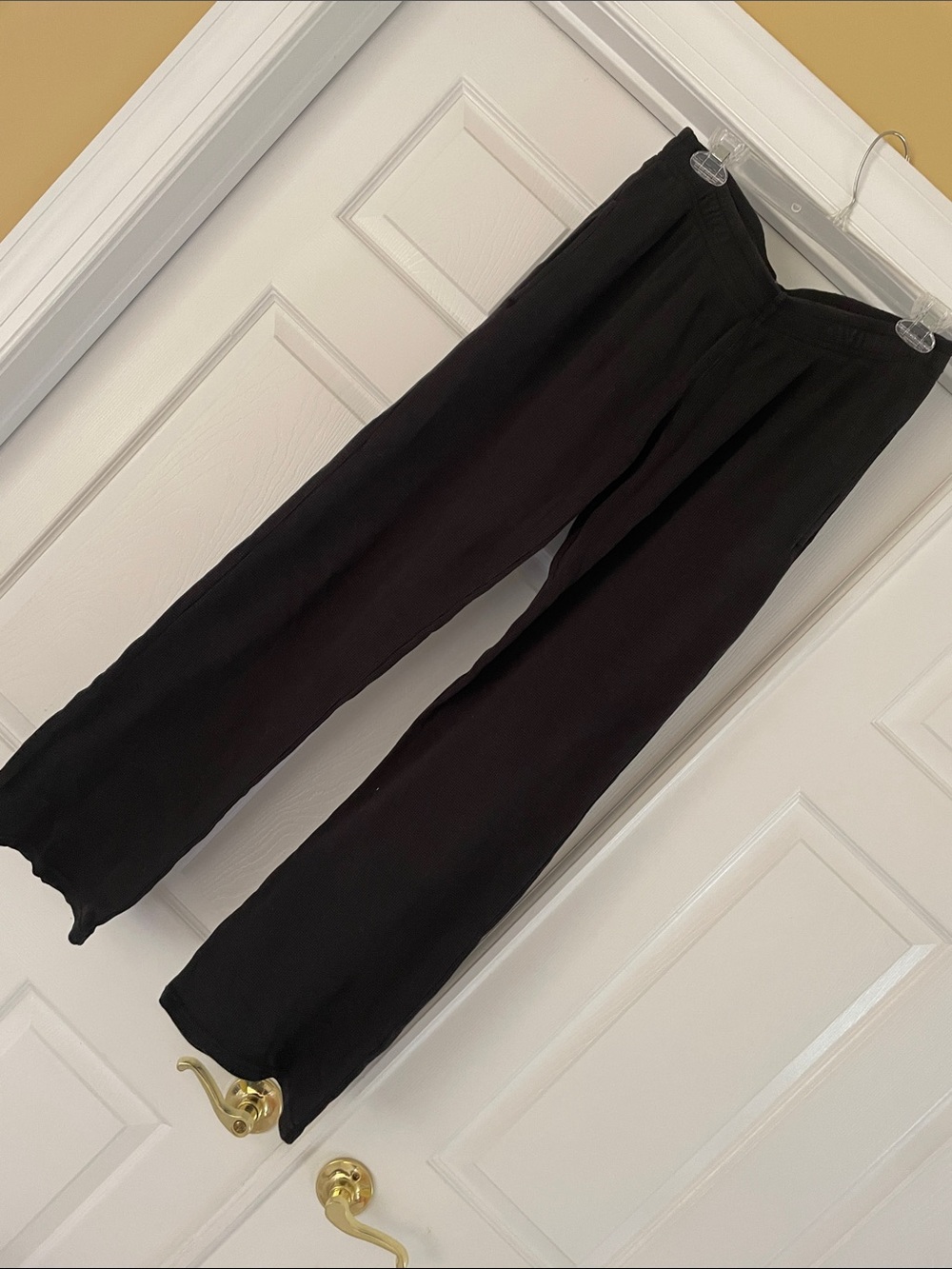 John Galt Straight Leg Waffle Knit Pants